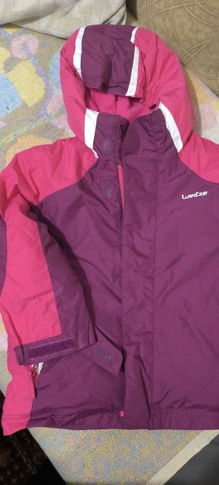 Детски ски екип в розово