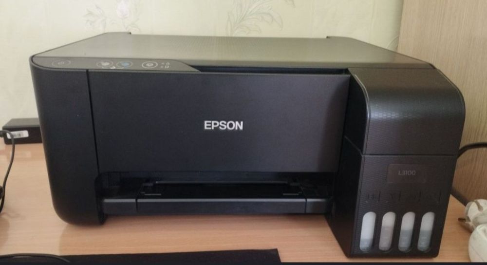 Принтер цветной L-3100 сотилади! Сканер А4 Ксерокопия! Canon Epson MFU