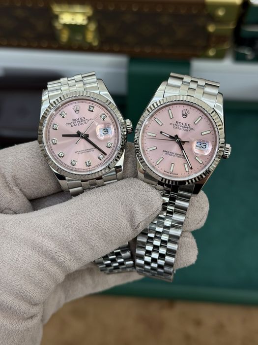Rolex Date-Just 36 Pink Dial