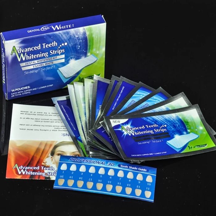 Супер цена! 28 броя Лентички за избелване на зъби Advanced teeth white