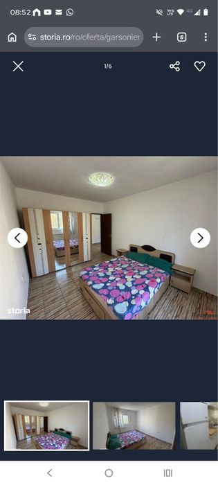 Închiriez garsonieră,complet mobilata in zona centru ( in spate la fostul dogan ) (0767929780)
