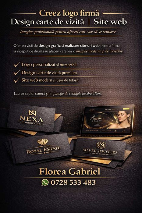 Site Web Logo Carte de vizita