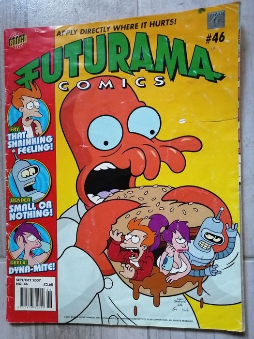 Два комикса Футорама и Семейство Симпсън