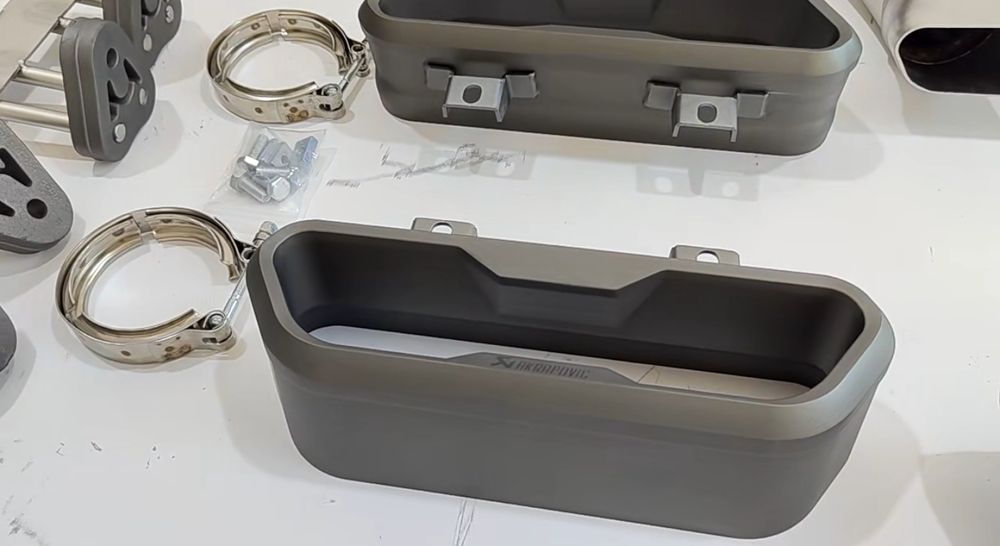 W463 W464 W465 W463A гърнета Akrapovic Titanium