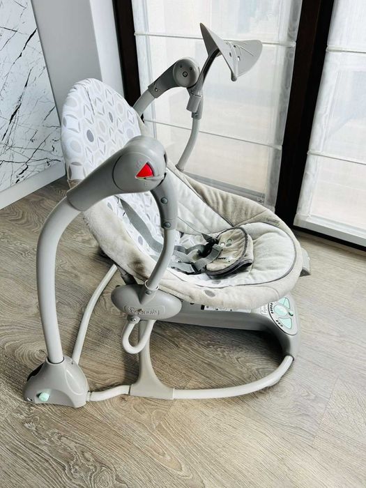 Детска вана/корито с подложка и стойка Chipolino - Вела + Eлектрическа люлка Ingenuity