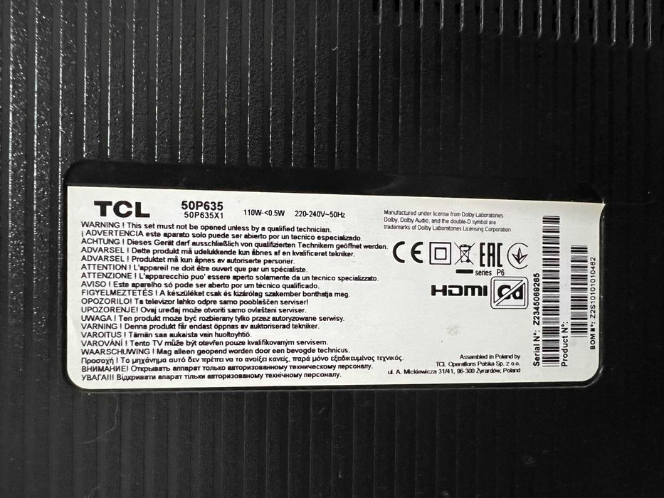 Tv-uri Android fara display de piese cititi anuntul