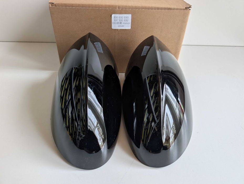 Капаци огледала BMW Е90 2005-2008 черни БМВ