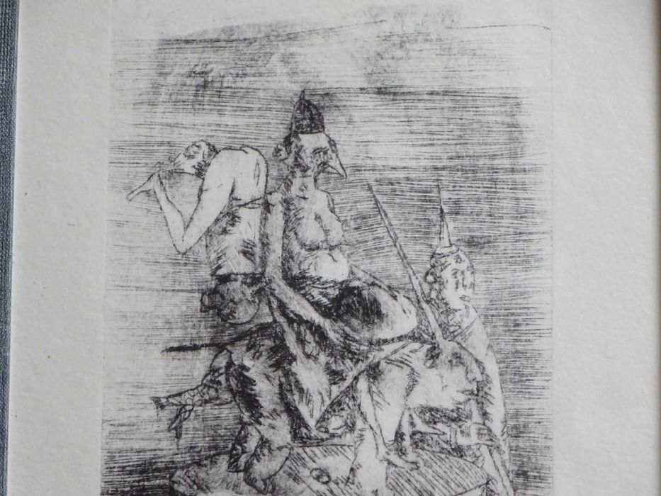 Gravura Stefan Caltia, ‘Circ’ - Tablou vechi deosebit