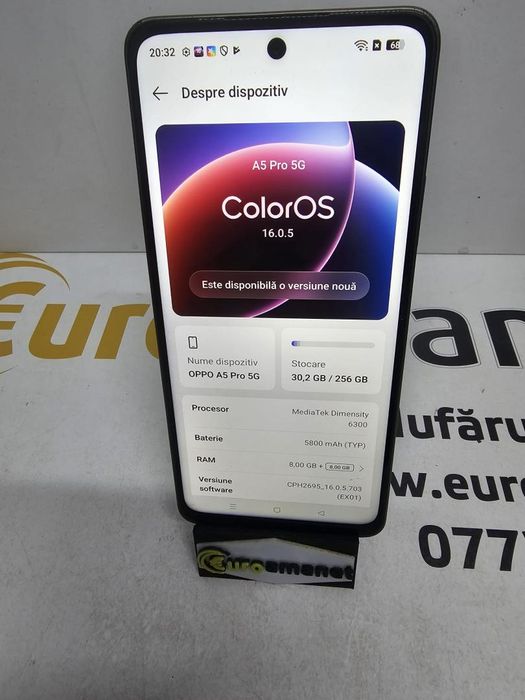 Telefon mobil OPPO A5Pro, 256GB -N2-