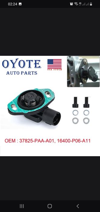 Датчик дроссельной заслонки хонда