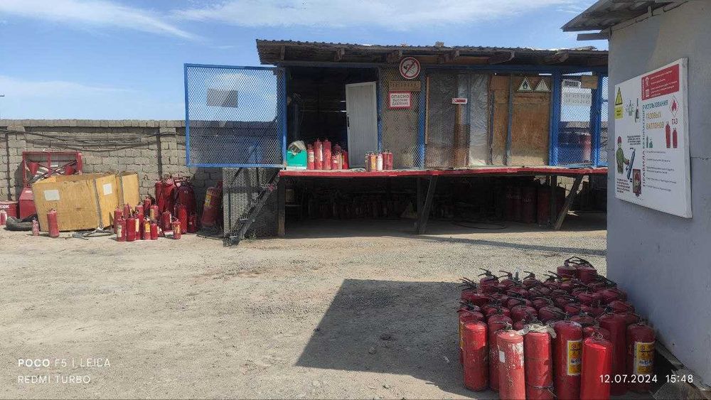 Перезарядка огнетушитель, Заправка огнетушитель, Ремонт огнетушитель