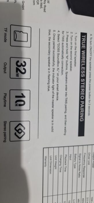 Boxa Bluetooth DOSS Soundbox XL