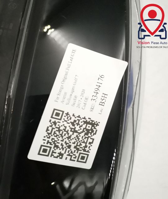 Фар Ляв Оригинален Пълен Лед ГТЕ Авариран Фолксваген / Volkswagen Golf