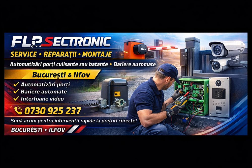 Service Reparații Automatizări porți culisante sau batante