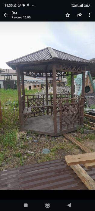 Беседки из дерева