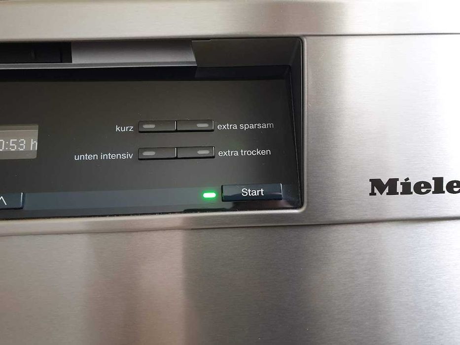 LED Wi-Fi Черно Инокс Miele Auto Open Съдомиялна - Частично Вграждане