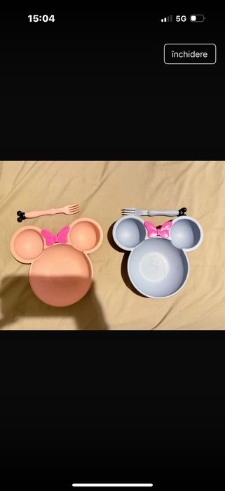 Set farfurie și tacâm Minnie