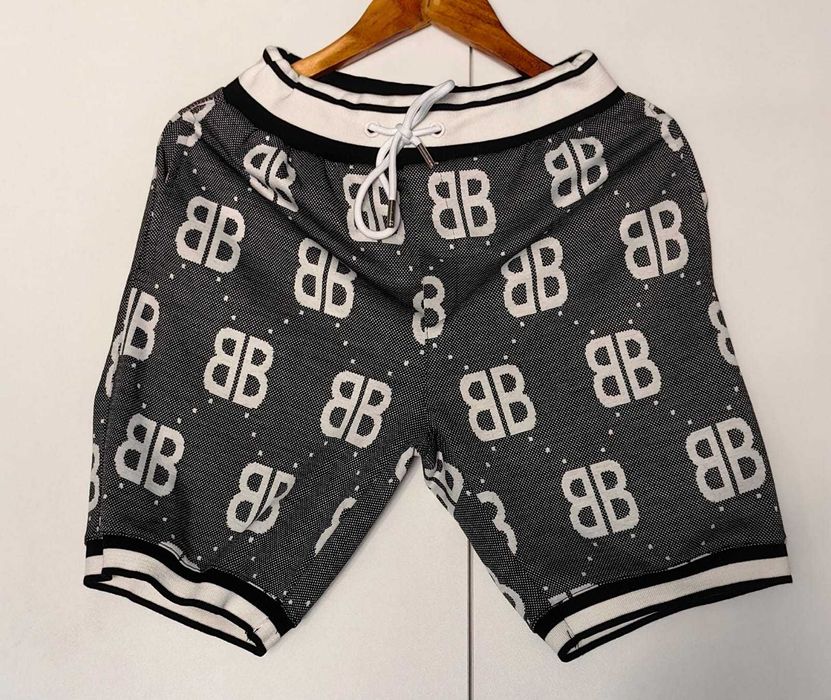 Compleu Barbati - Balenciaga - Alb - Negru - M - Bumbac