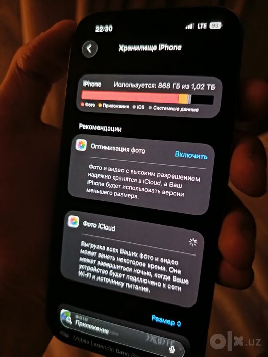 iPhone 14 pro 1tb 77% Lla