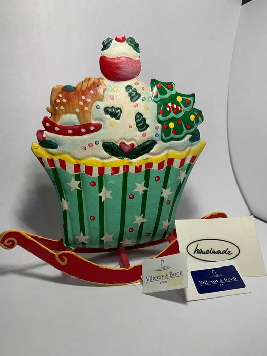Villeroy & Boch ornament Craciun vintage NOU metal NU Rosenthal