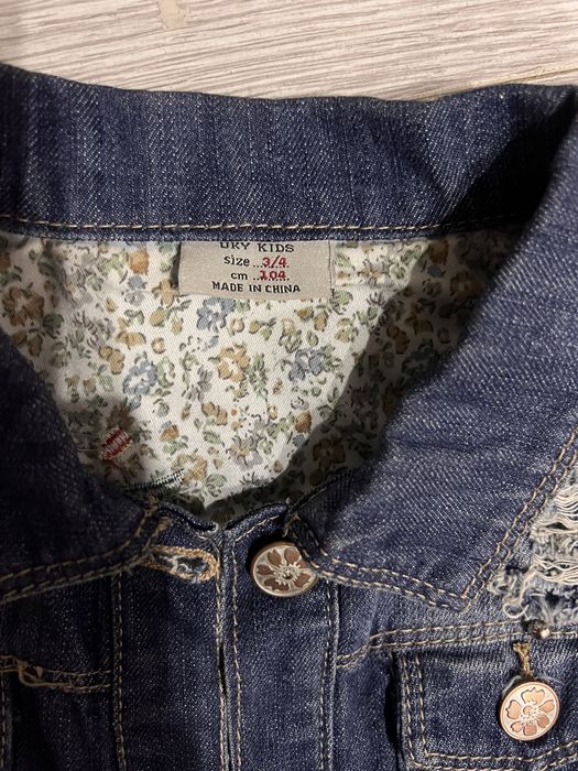 Детская джинсовая куртка