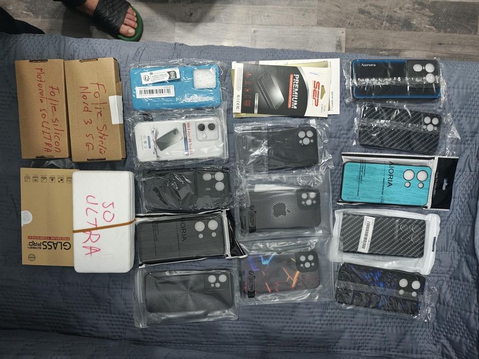 Folii silicon,sticla, huse telefon