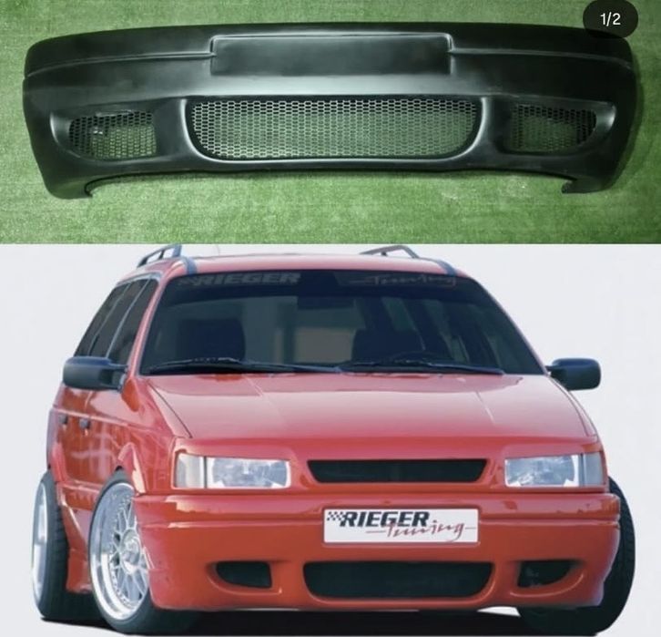 Тюнинг бампер, очки, пороги фольксваген пассат б3