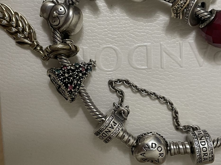 Браслет Pandora оригинал с шармами