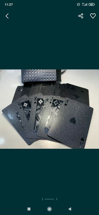 Карты пластик 54 штуки