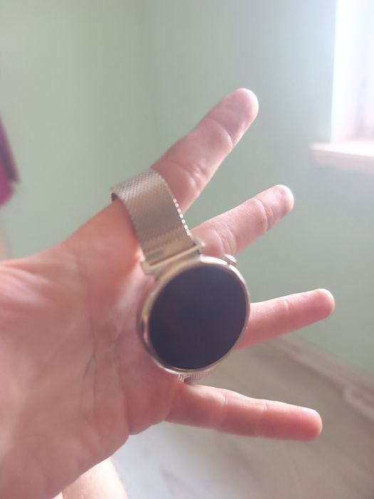 Ceas Huawei Watch GT 5 gold dama 41mm, ca nou, cutie + garantie Altex, curea metalică