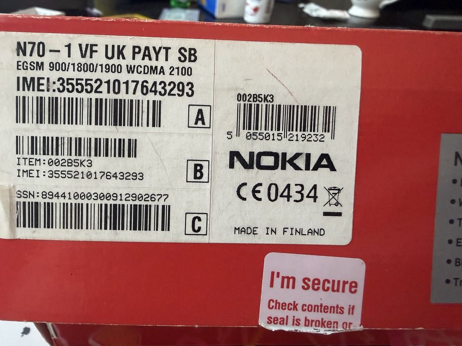 Nokia N70  в оригинале