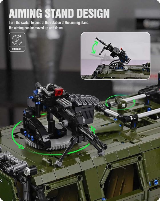 Конструктор Nifeliz Warrior Military Car Building Kit! Новый в коробке