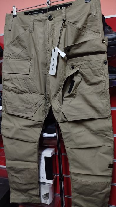 Оригинален панталон G-Star Raw 3D Cargo W34 нов мъжки карго с джобове