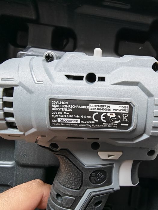 Bormasina FERREX PRO 60NM, filetanta bruseless pistol fara perii