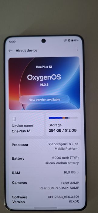Vând OnePlus 13, Stare bună