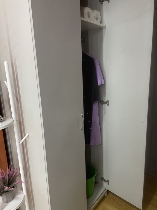 Шкаф для одежды серый