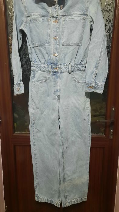 Salopetă demin Zara mărimea S/36