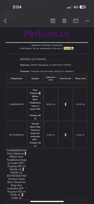Парфюм 1 Million Elixir