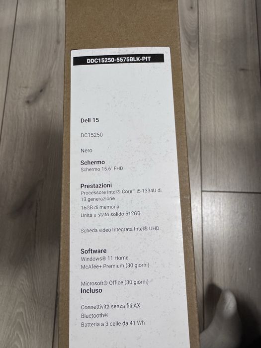 Laptop dell dc15250 i5 1334u 16gb ram 512 ssd win11 nou sigilat
