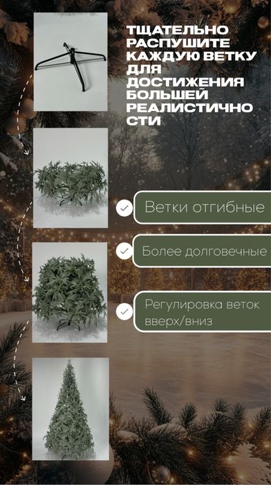 Литые и пышные Ёлки