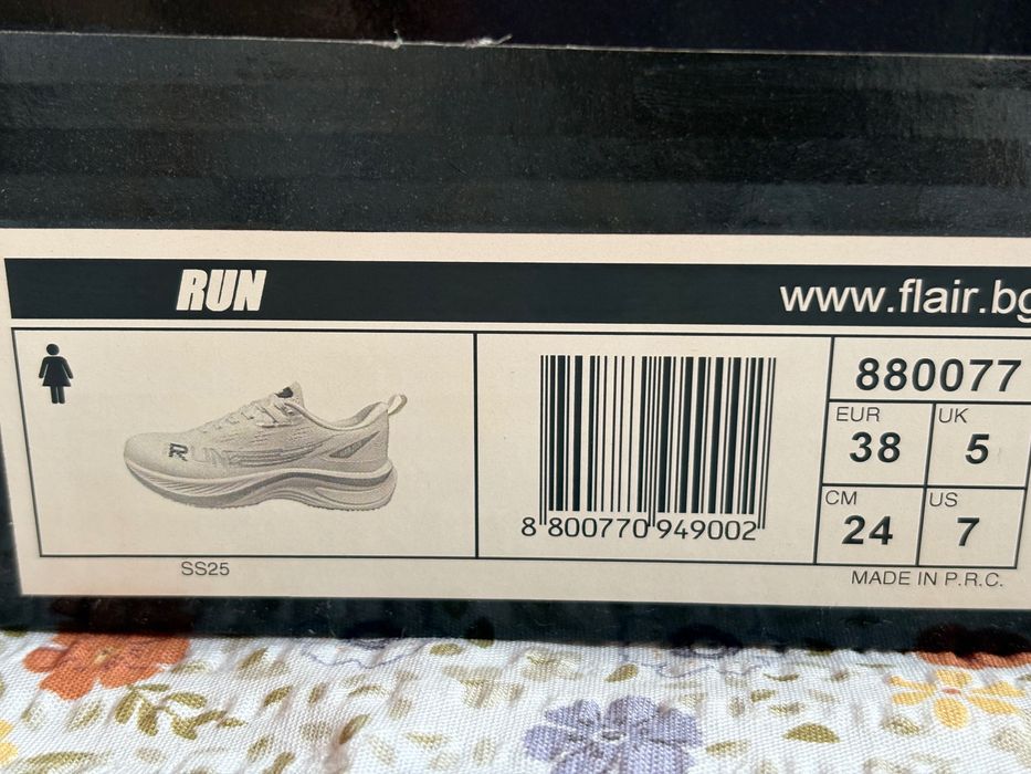 Дамски маратонки Flair Run ss25 white