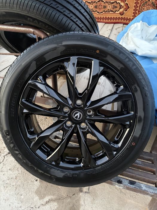Changan X5 родные литые диски R18 с новыми летними шинами 225/55 18