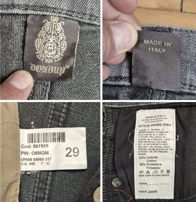 Pantaloni de lux denim / Blugi DonDup style UP008 056U, Dama - 29 (M)