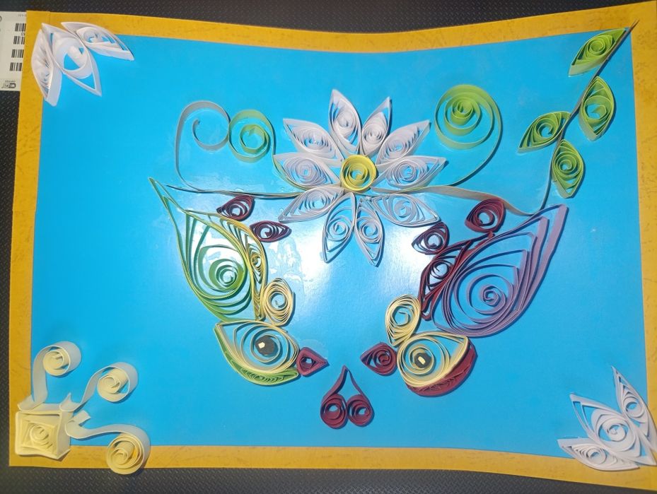 Kvilling qol ishi..Квиллинг ручная работа .