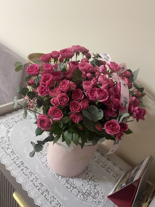 Розы спрейки, свежий букет