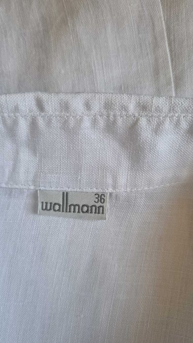 Camasa alba in 100%, dantela crosetata in , marimea s-m micut