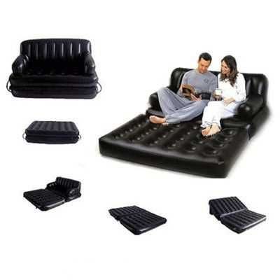 Диван трансформер надувной-188х64х152 см. Доставка бесплатно