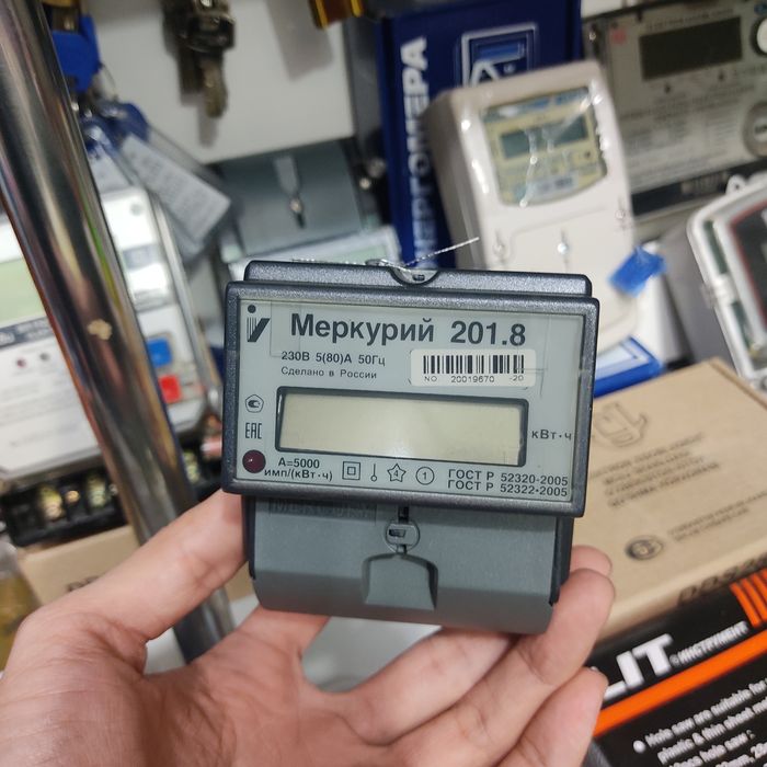 Счётчик электроэнергии для контроля однофазный 1 фаз schochik электрон