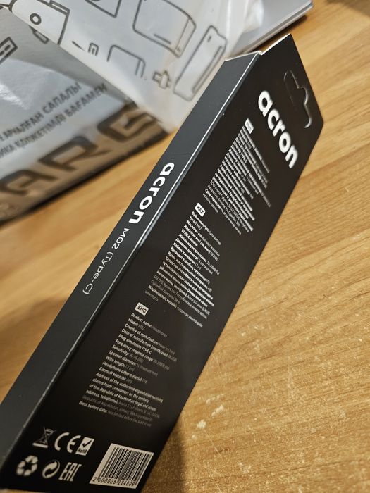 Наушники проводные USB Type-C Acron M02