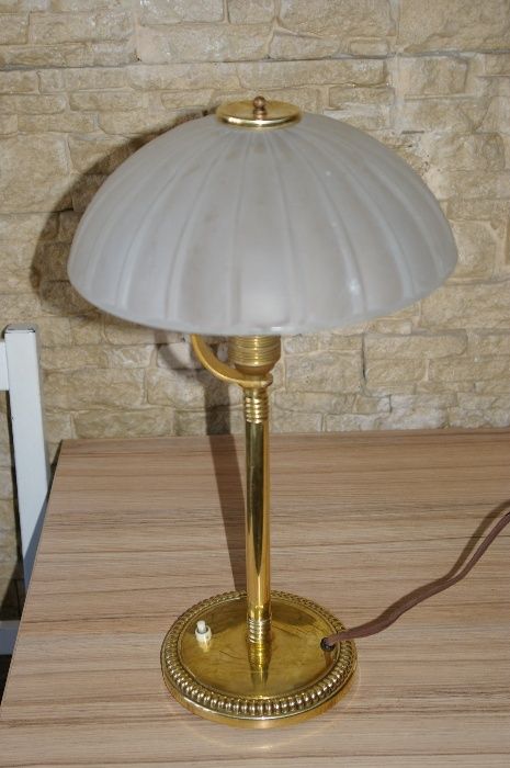 Vand lampa Art Deco din alama lustruita- deosebita